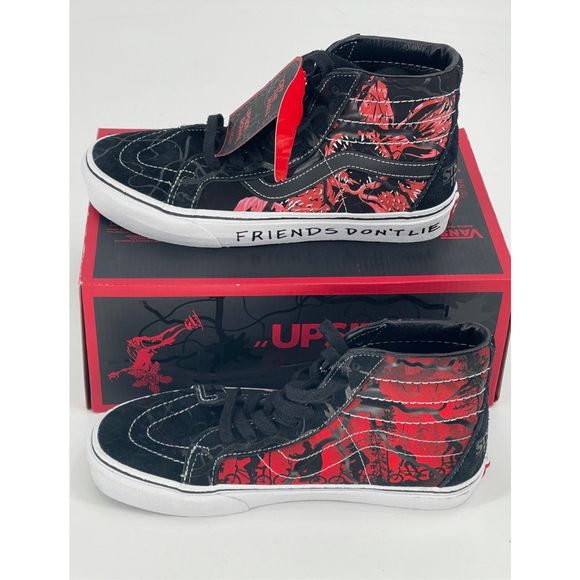 Vans Sneakers Sk8 Hi Netflix Stranger Things Upside Down‎ Men 9.5 New - Picture 1 of 9